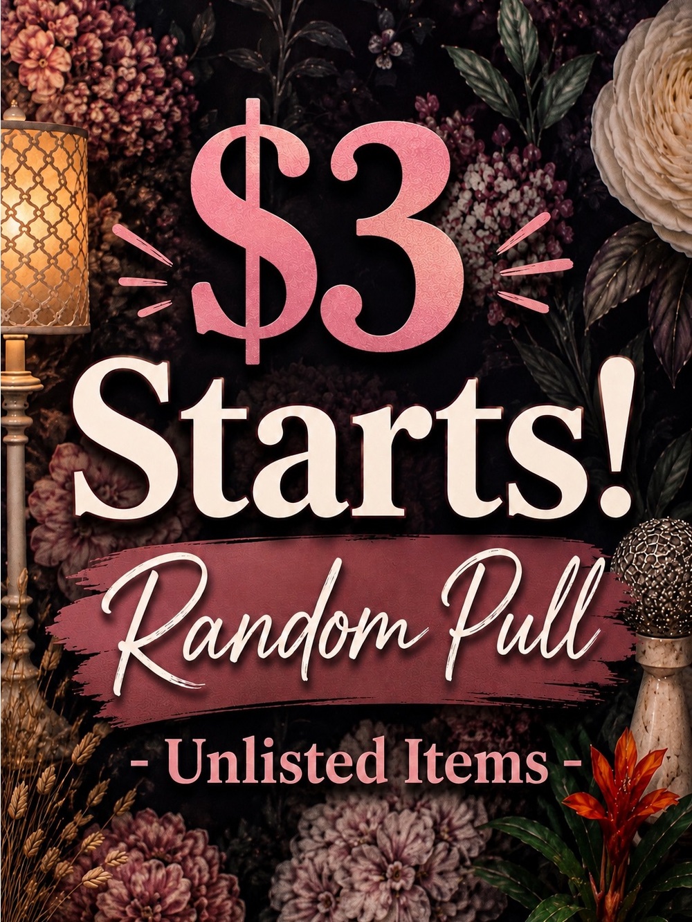 $3 Starts! 5/10/26 PM Show